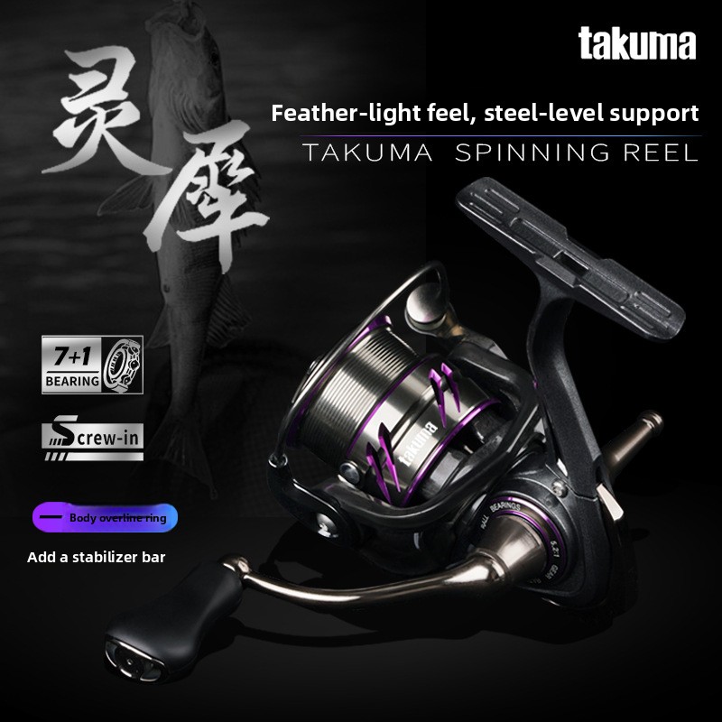 Ice Fishing Line - TakumaLingxi lightweight long cast spinning reel