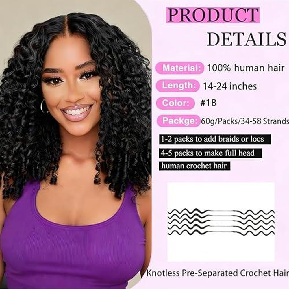 12A Natural Black Burmese Curl - Braided Line ulasan dan harga