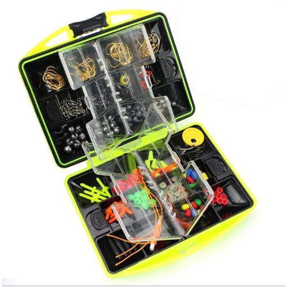 184pcs Fishing Accessories Kit - Freshwater Line ulasan dan harga