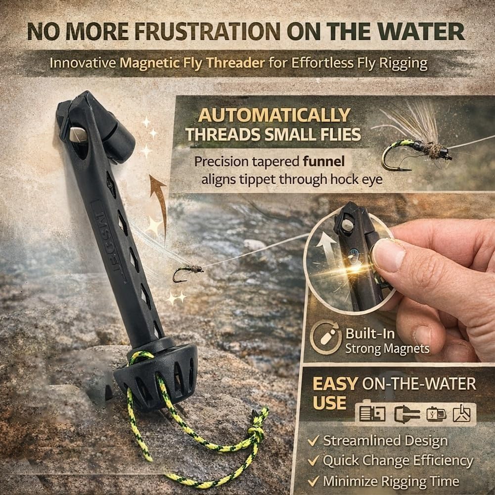 Portable Magnetic Fly Threader - Fishing Line Cutter ulasan dan harga