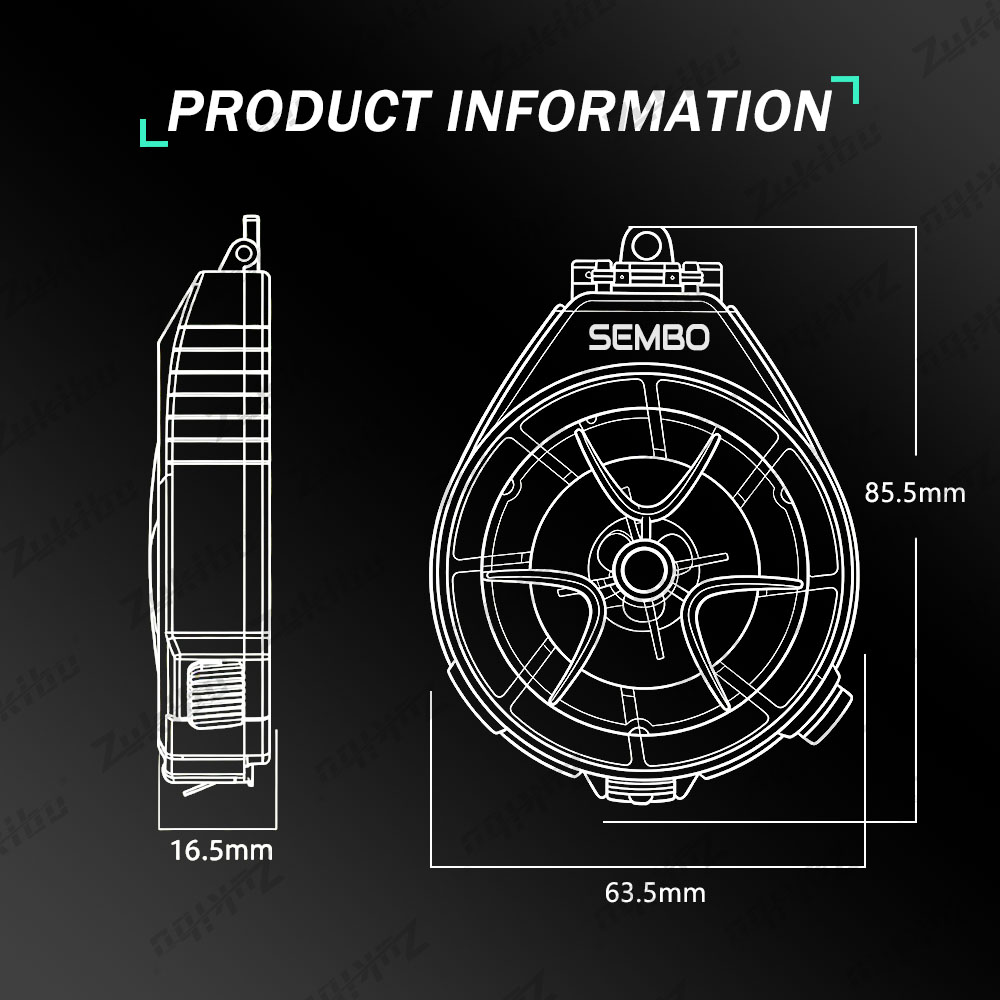 ZUKIBO Compact Line Storage Bo - Fishing Line Dispenser ulasan dan harga