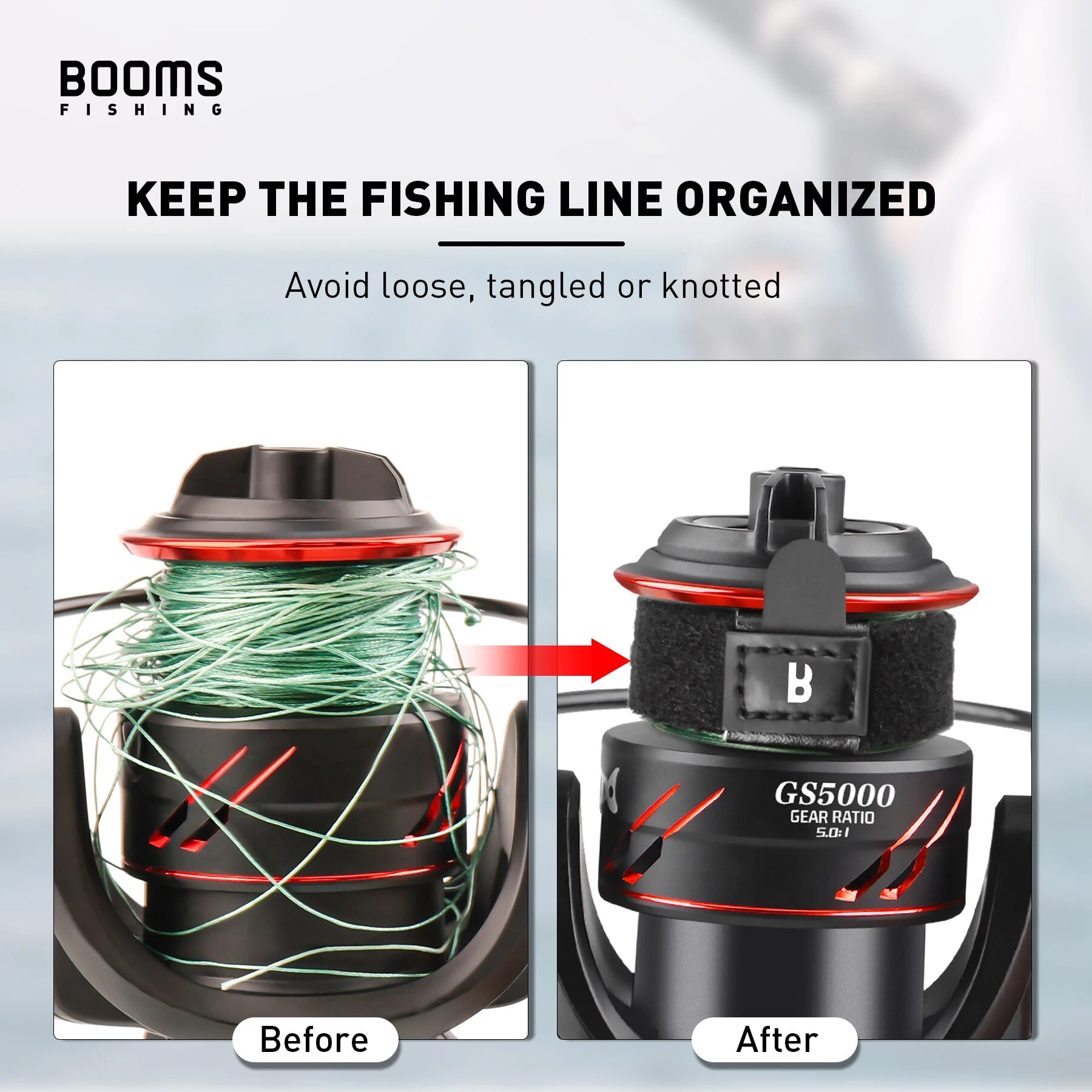 Booms Fishing SB1 4Pcs Spinnin - Fishing Line Dispenser ulasan dan harga